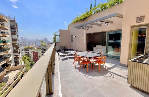Leblon Apartamento | Ático moderno con terraza en Leblon