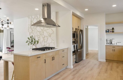 Walnut Valley Casa | Modern pool home + 13 mi from Disney + sleeps 12