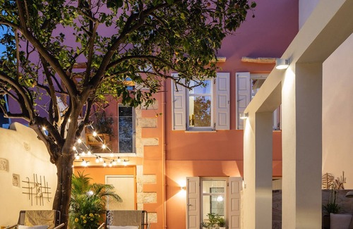 Old Town Rethymnon Villa | Modern Stone Villa Lemonia w/(heated-hot tub)pool/Steam room, Old City, Rethymno
