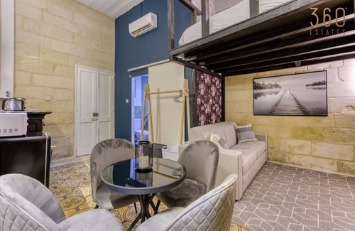 Cospicua Apartamento | Modern & Stylish studio in charming town of Bormla