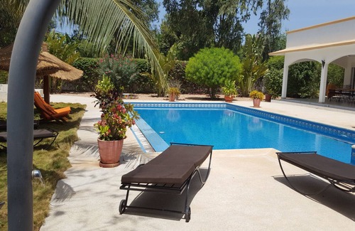 Mbour Villa | Villa Ker Khana, piscina muy grande, a 300 m de la playa