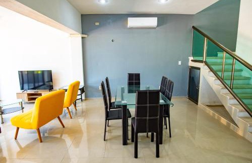 Chicxulub Pueblo Apartamento | Modern villa with private pool, 1 block from the Ocean