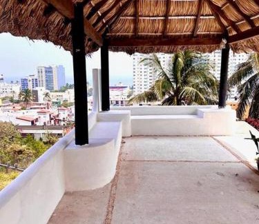 Boca del Rio Casa | Moderna casa de 3 dormitorios con cama King size y vistas al horizonte de la piscina
