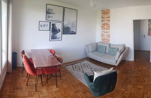 Clichy Apartamento | Moderne 3 Pièces vue sur Seine