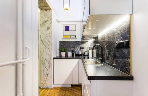 Chaillot Apartamento | Apartamento moderno - 1HAB/4P - AC - Campos Elíseos