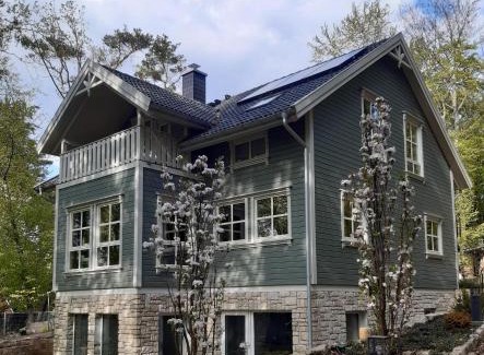 Schwielowsee Apartamento | Moderne Wohnung im skandinavischen Stil am Waldrand