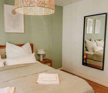 Rheinstetten Apartamento | Modernes Apartment 5 Min zur Messe Parkplatz