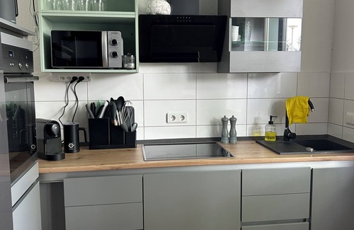 Magdeburg Apartamento | Modernes-apartment mit Sky / Parken/ Grill Terrasse/ 2 Schlafzimmer/