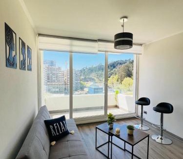 Concepcion Apartamento | Moderno y amplio Departamento 1D1B con fabulosa Vista al Parque Ecuador y a la ciudad
