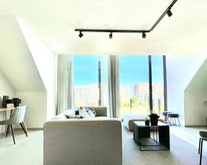 Blankenberge Apartamento | MOLO roof - stylish penthouse with marina view Blankenberge within walking distance from the sea - 15 km from Bruges