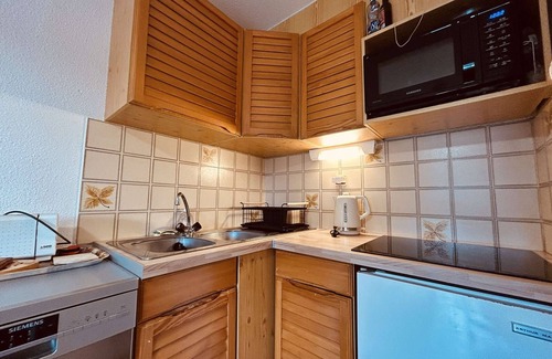 Monetier-les-Bains Apartamento | Monêtier Les Bains - Apartamento 3 piezas con jardín, renovado, cerca de Grand Bains