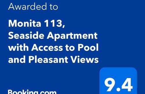 Marsaskala Apartamento | Monita 113, Seaside Apartment with Access to Pool and Pleasant Views