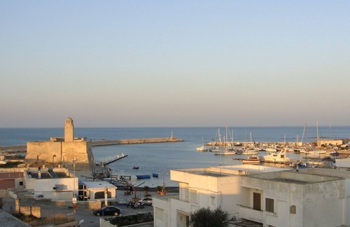 Marina di Ostuni Apartamento | Monolocale vista mare-Estudio-Balcón-Baño Privado