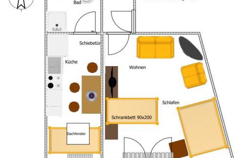 Rhede Apartamento | Monteurwohnung Rhede im 2OG