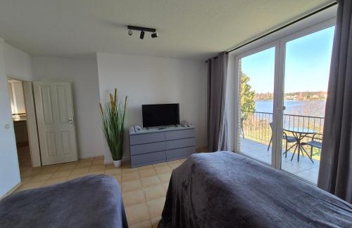 Zeuthen Casa | Monteurzimmer 1 mit Seeblick