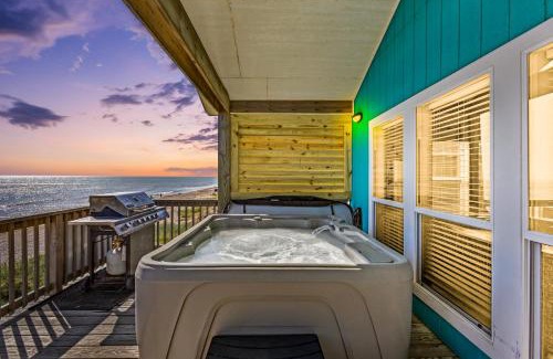 Port Bolivar Casa | MoonStone 3BR Beachfront w Hot Tub Amazing Beach Views and Large Deck