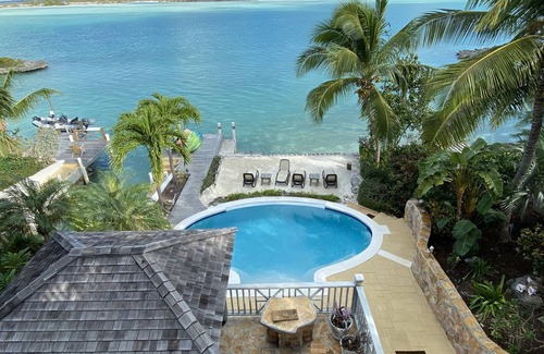 Hartswell Casa | Hermosa casa Thevine con piscina junto al océano y un paisaje impresionante