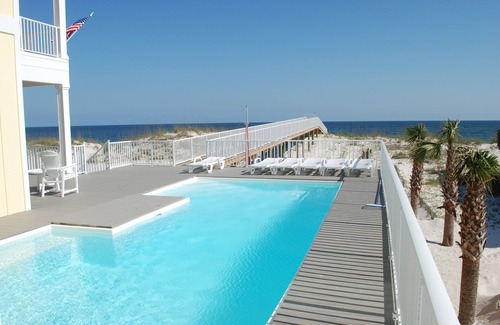 Gulf Shores Casa | Su propia piscina, enorme sala de estar y comedor Ascensor Acceso para discapacitados Morning Glory
