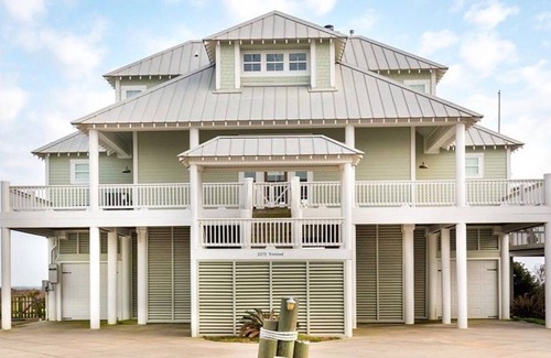 Crystal Beach Casa | Moss Landing - Escapada de lujo frente al mar en Crystal Beach, TX