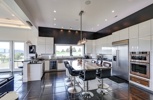 Spearfish Cabaña | Motorcycle-themed Home in Spearfish w/ Hot Tub!