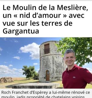 Seuilly Casa | Moulin à vent romantique et atypique en Touraine