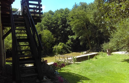 Saint-Cricq-Villeneuve Casa | Moulin de Saint Cricq, casa rural inusual junto al río con piscina y sauna