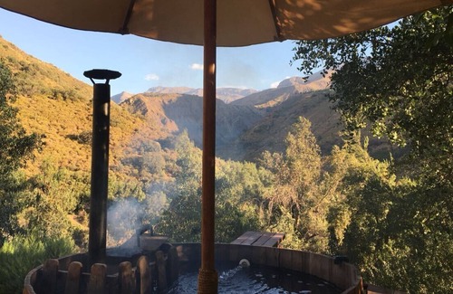 San Alfonso Cabina | Cabina de montaña con estufa de leña en el Cajón del Maipo Chile