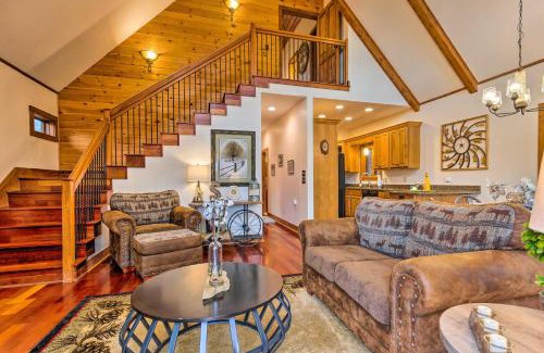 Boone Casa | Mountain Cabin with Fire Pit, Walk to Golf and Fishing
