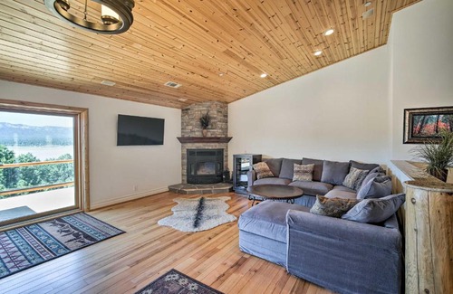 Baldwin Lake Casa | Mountain-View Home in Big Bear with Wraparound Deck