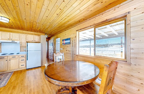 Colorado Springs Casa | Mountain-view retreat on 1,800-acre ranch with animals, firepit, games, & deck