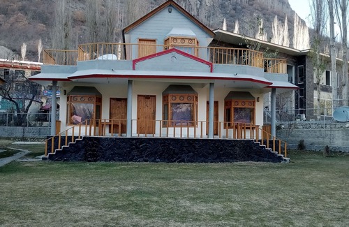 Skardu Casa | Mountain view with big garden and beautiful view of apricots cherry, treesand .
