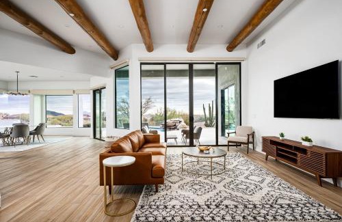 Pinnacle Peak Casa | Mountain views swimming a private escape at Sonoran Serenity