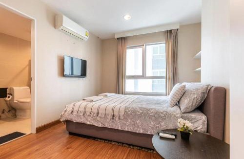 Ban Pho Apartamento | MRT rame9 Jodd Fairs night market, walk for a few minutes, two bedrooms and two bathrooms