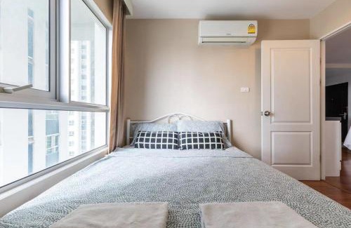 Ban Pho Apartamento | MRT rame9 Jodd Fairs night market, walk for a few minutes, two bedrooms and two bathrooms