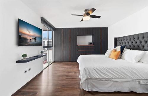Queretaro Apartamento | MS Suite Inmejorable Vista Alberca Milenio C31