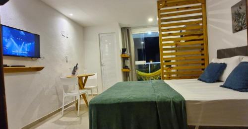Paripueira Apartamento | MSFlats Paripueira Praia Wifi Ar Cozinha e Varanda Nascente c Rede