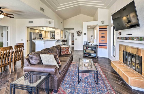 Borrego Springs Casa | Mtn-View Borrego Springs Home on Golf Course!