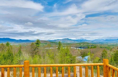 Conway Casa | Mtn-View Deck Scenic Conway Log Cabin!
