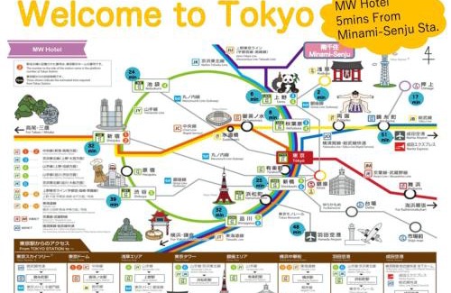 Minamisenju Apartamento | MW Hotel