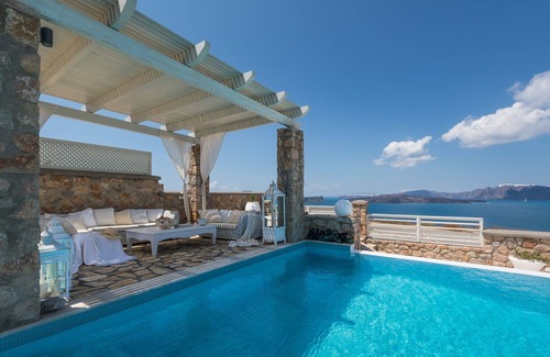 Akrotiri Villa | Villa en Fira con 5 habitaciones, capacidad 10