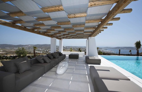 Tourlos Villa | Villa en Míkonos con 8 habitaciones, capacidad 16