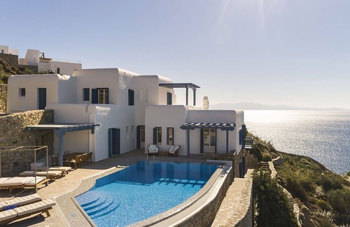Psarou Villa | Villa en Míkonos con 5 habitaciones, capacidad 10