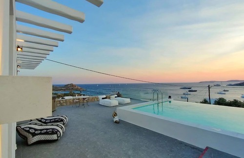 Platis Gialos Villa | Villa en Míkonos con 6 habitaciones, capacidad 12