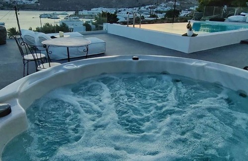 Platis Gialos Villa | Villa en Míkonos con 6 habitaciones, capacidad 12