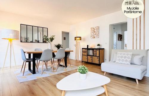 Quartier de Javel Apartamento | MyJolieParisHome - King size bed, Balcony, 2 Parking