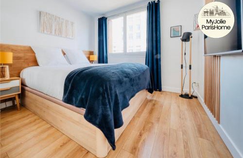 Quartier de Javel Apartamento | MyJolieParisHome - King size bed, Balcony, 2 Parking