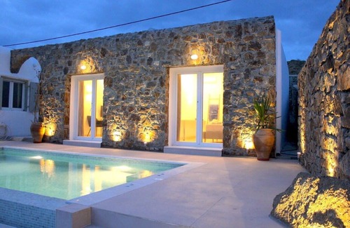 Kalafatis Apartamento | Mykonian Luxury Light Blue Villa with Private Pool