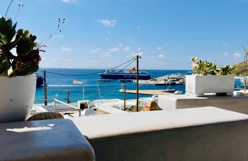 Tourlos Apartamento | Mykonos Blanc Nest - Sea View Escape
