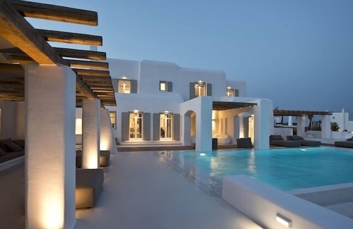 Tourlos Villa | Mykonos large Greek villa rental, private pool