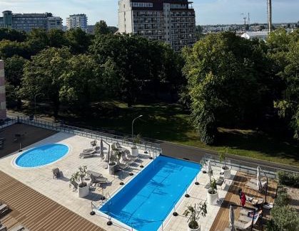 Dzielnica Uzdrowiskowa Apartamento | Nadmorskie Tarasy Apartament SORRENTO z garażem,basen, sauna,jacuzzi